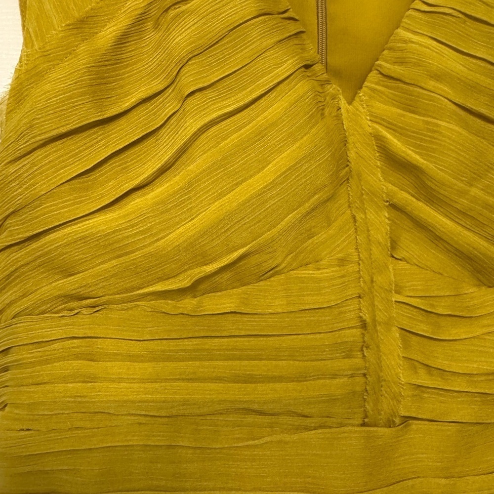 Sleeveless Mustard Yellow Dress - Picture 5 of 6